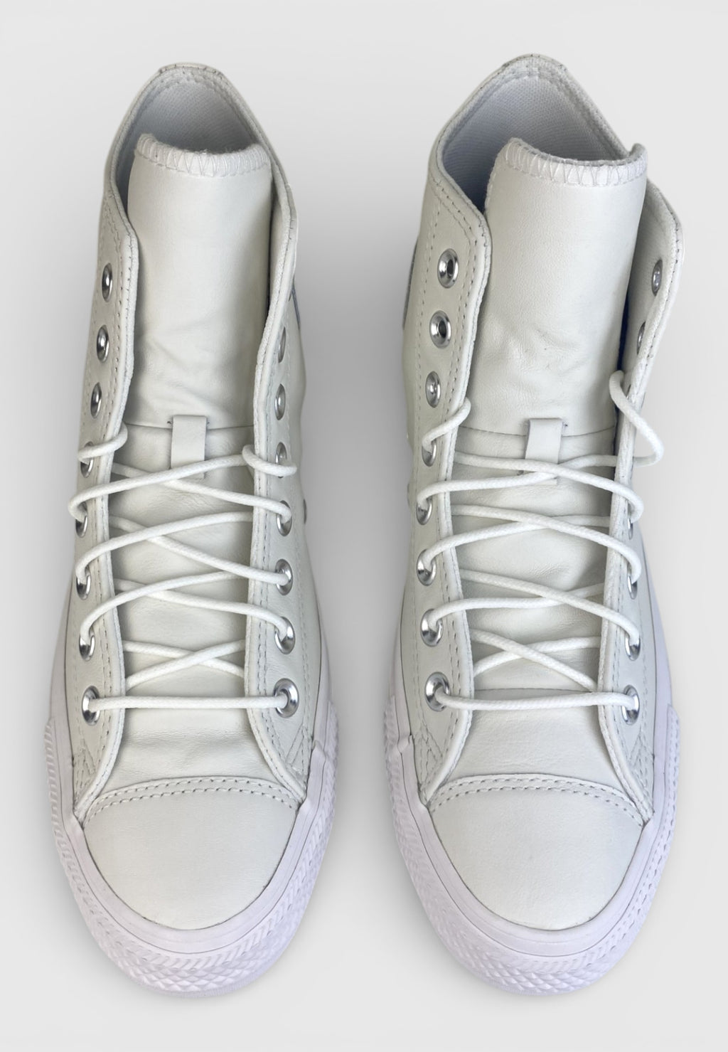 Converse CTAS Hi Blanc Cuir