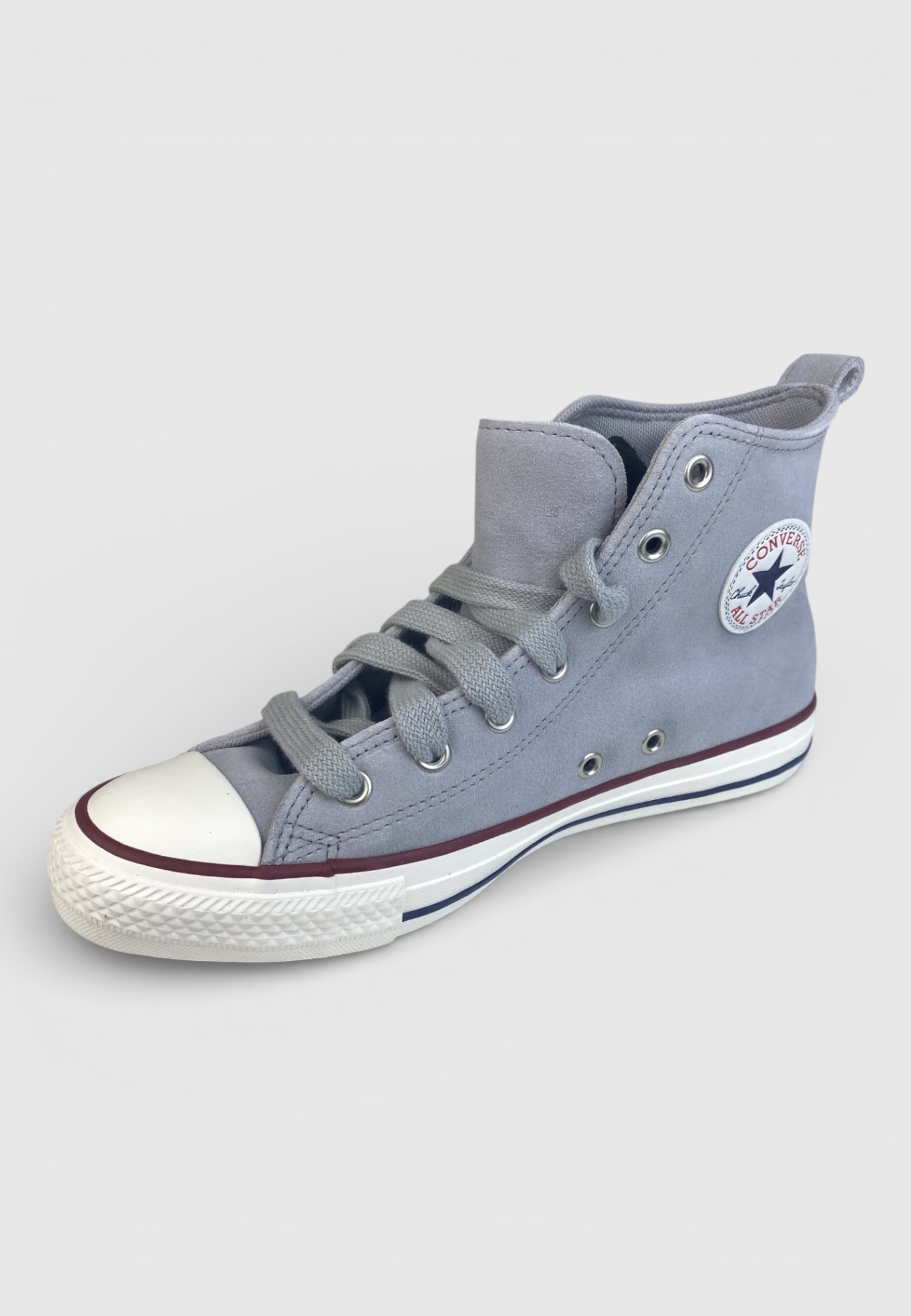 Converse CTAS Hi Grise et Rouge