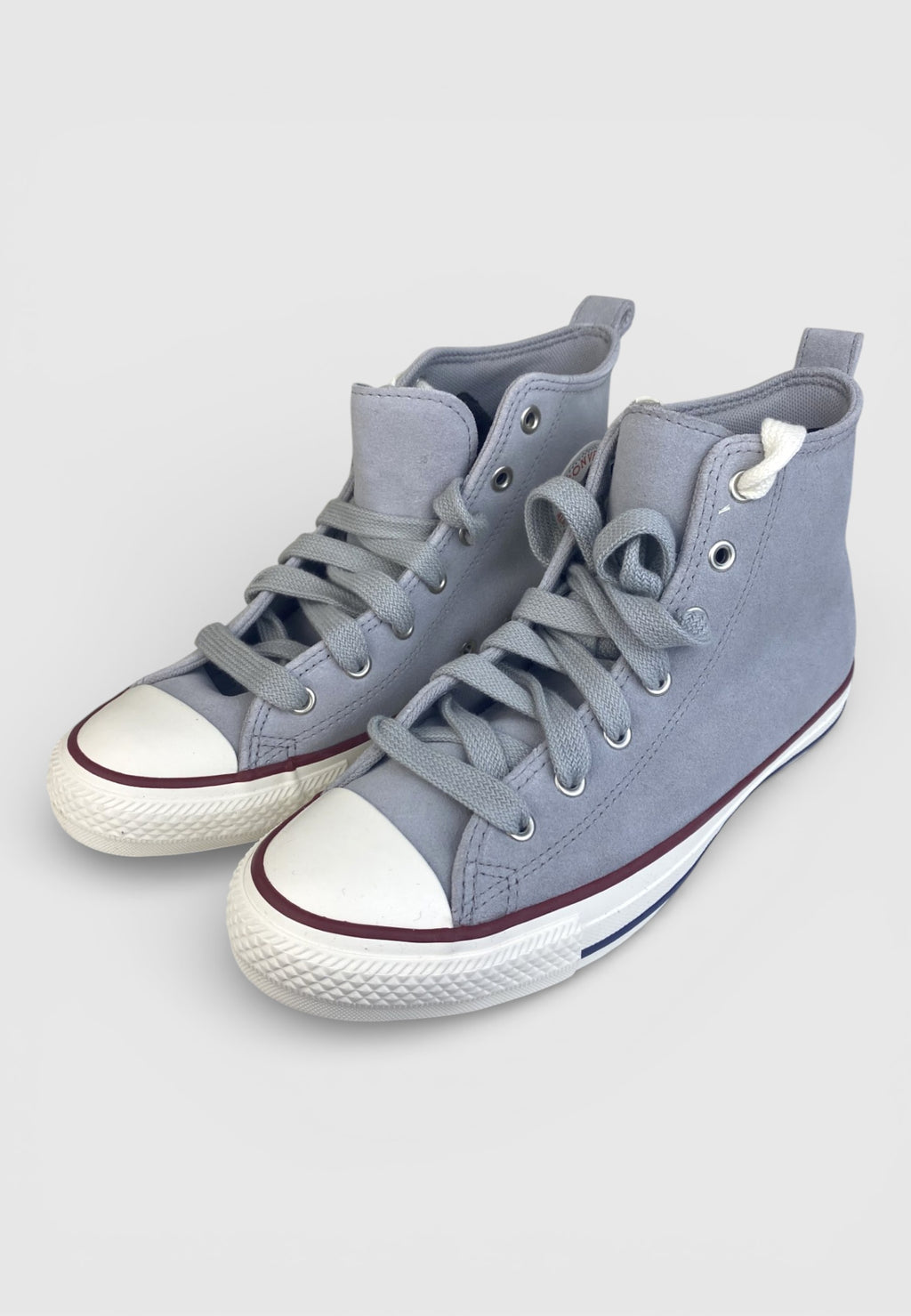 Converse CTAS Hi Grise et Rouge