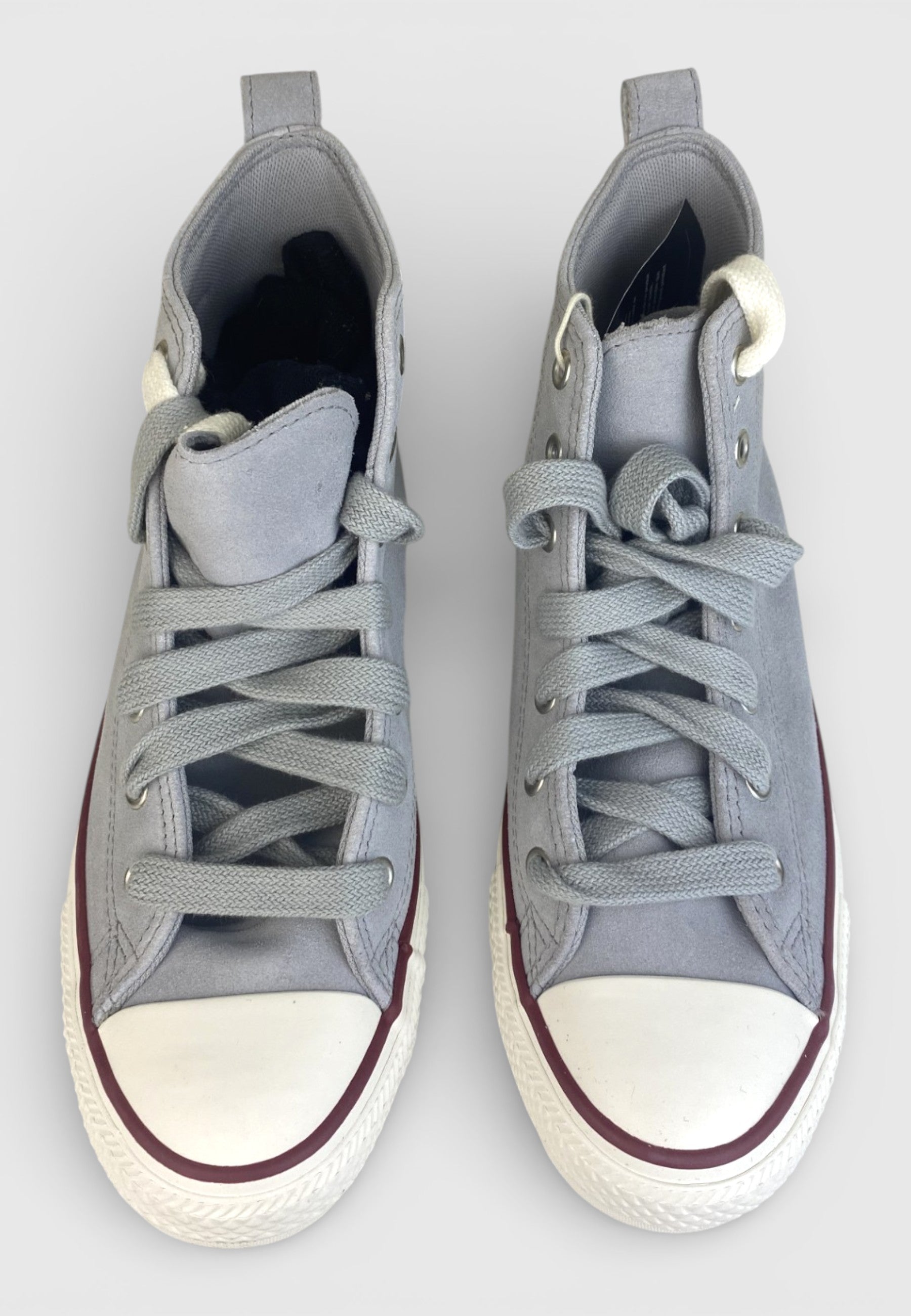 Converse CTAS Hi Grise et Rouge