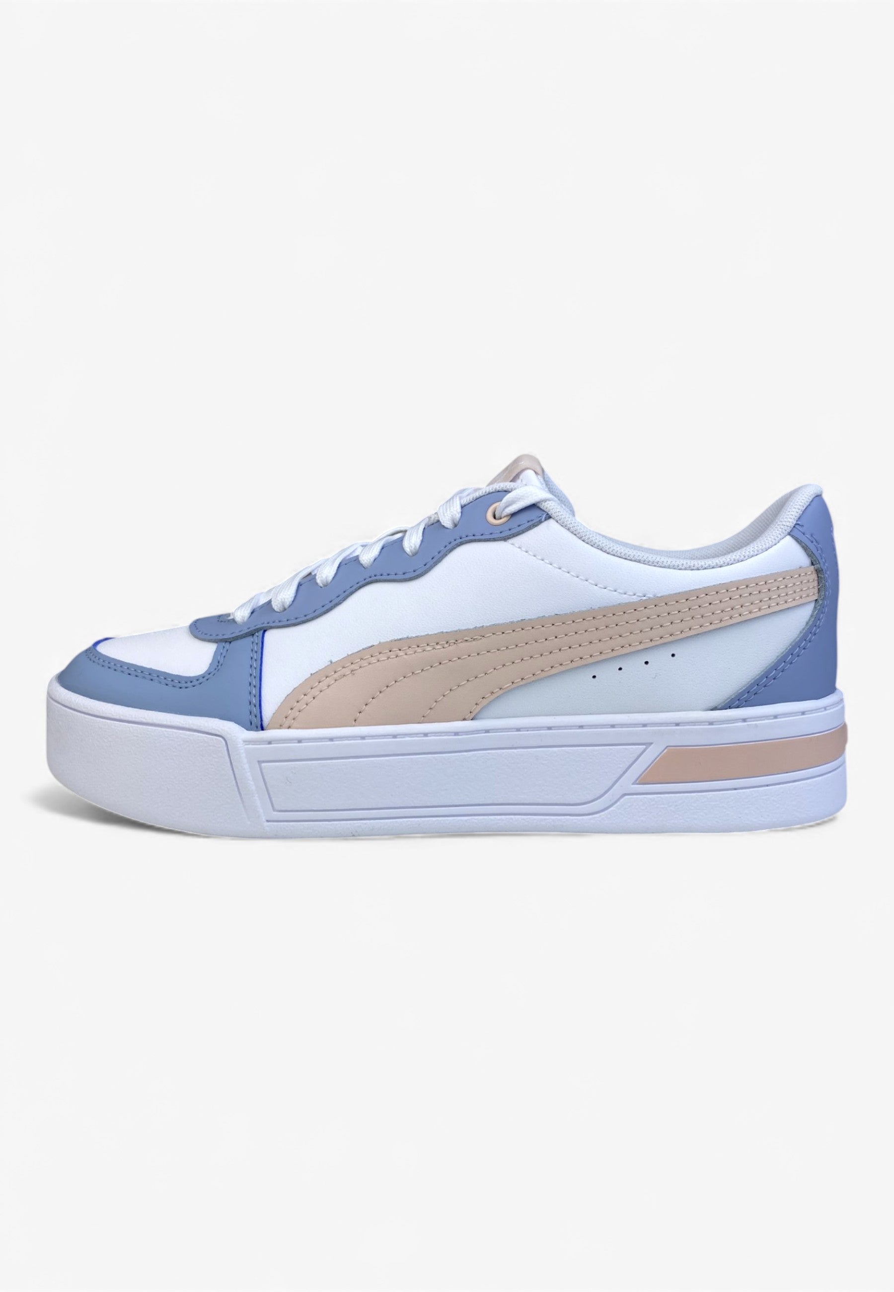 Puma Skye blanche, rose et bleue