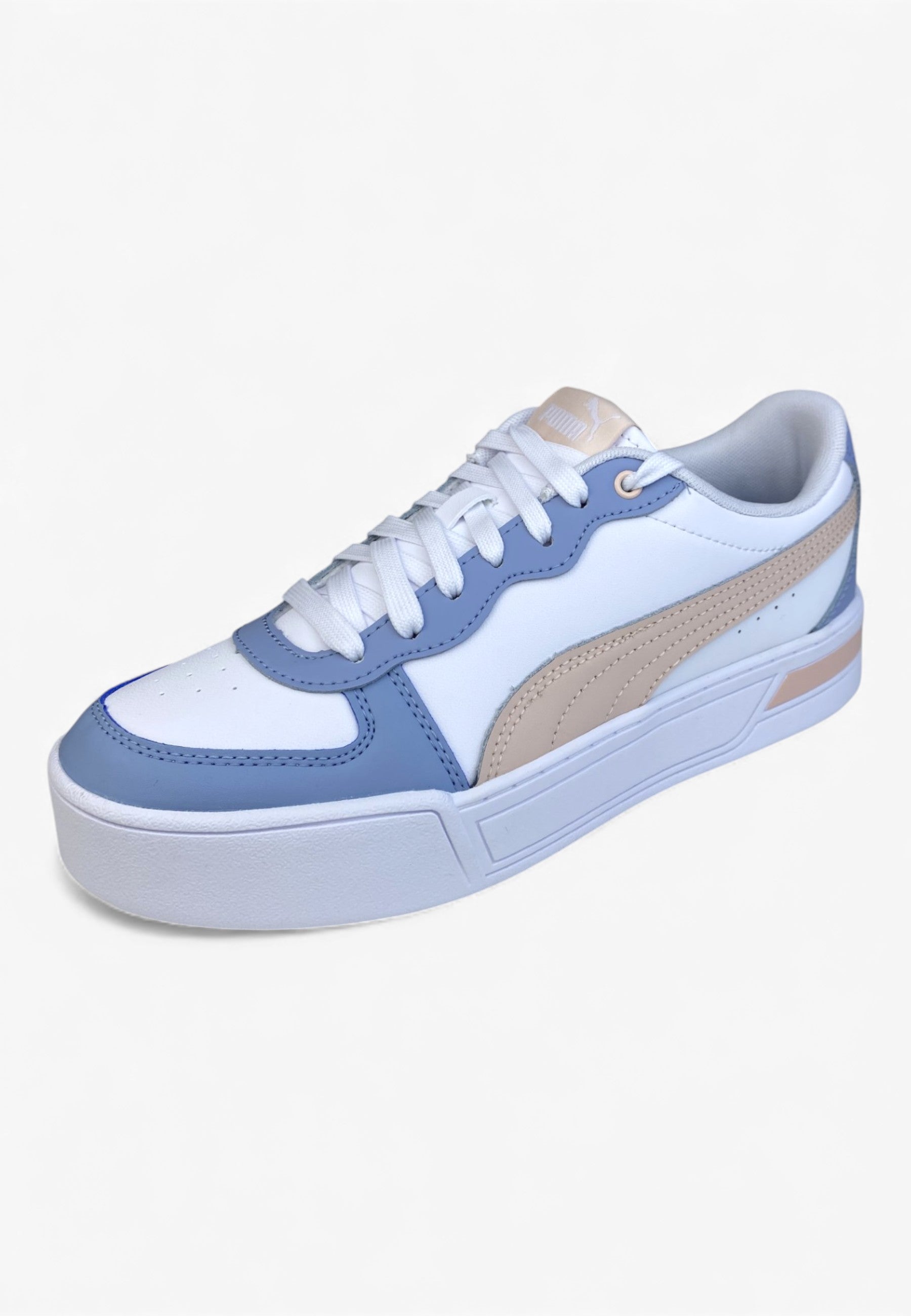 Puma Skye blanche, rose et bleue